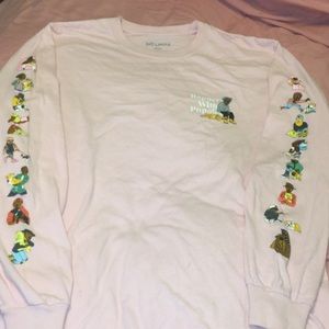 “Rappers With Puppies” Light Pink Longsleeve